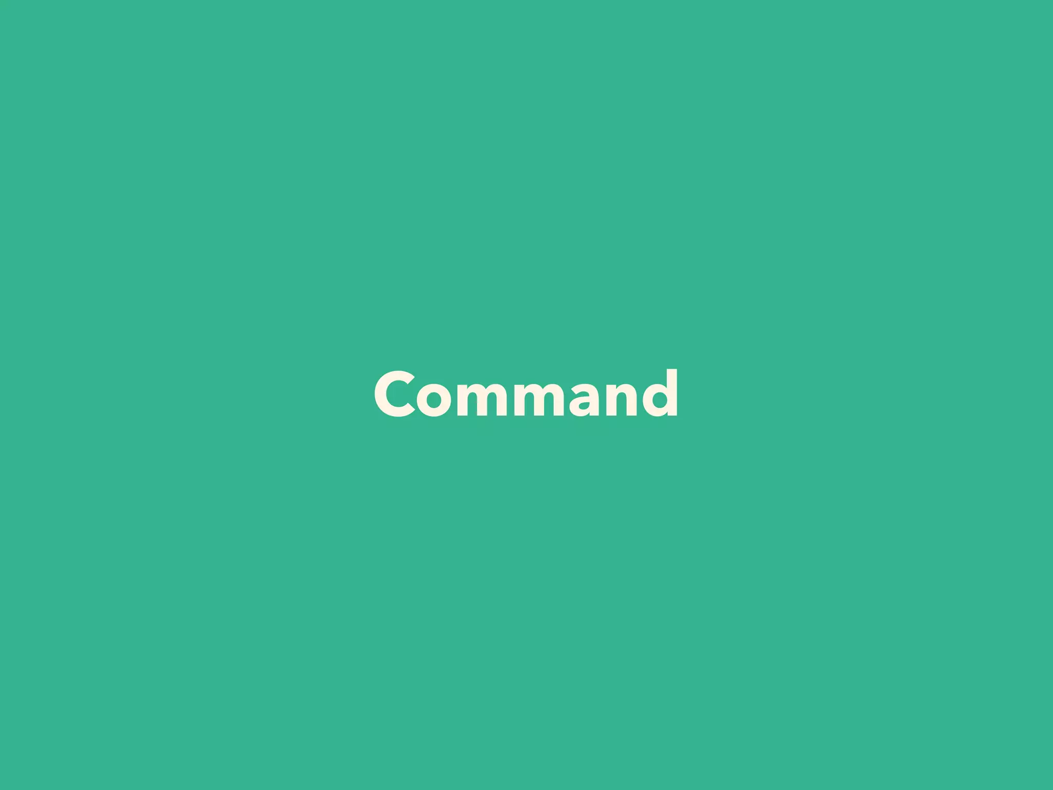 Command
 