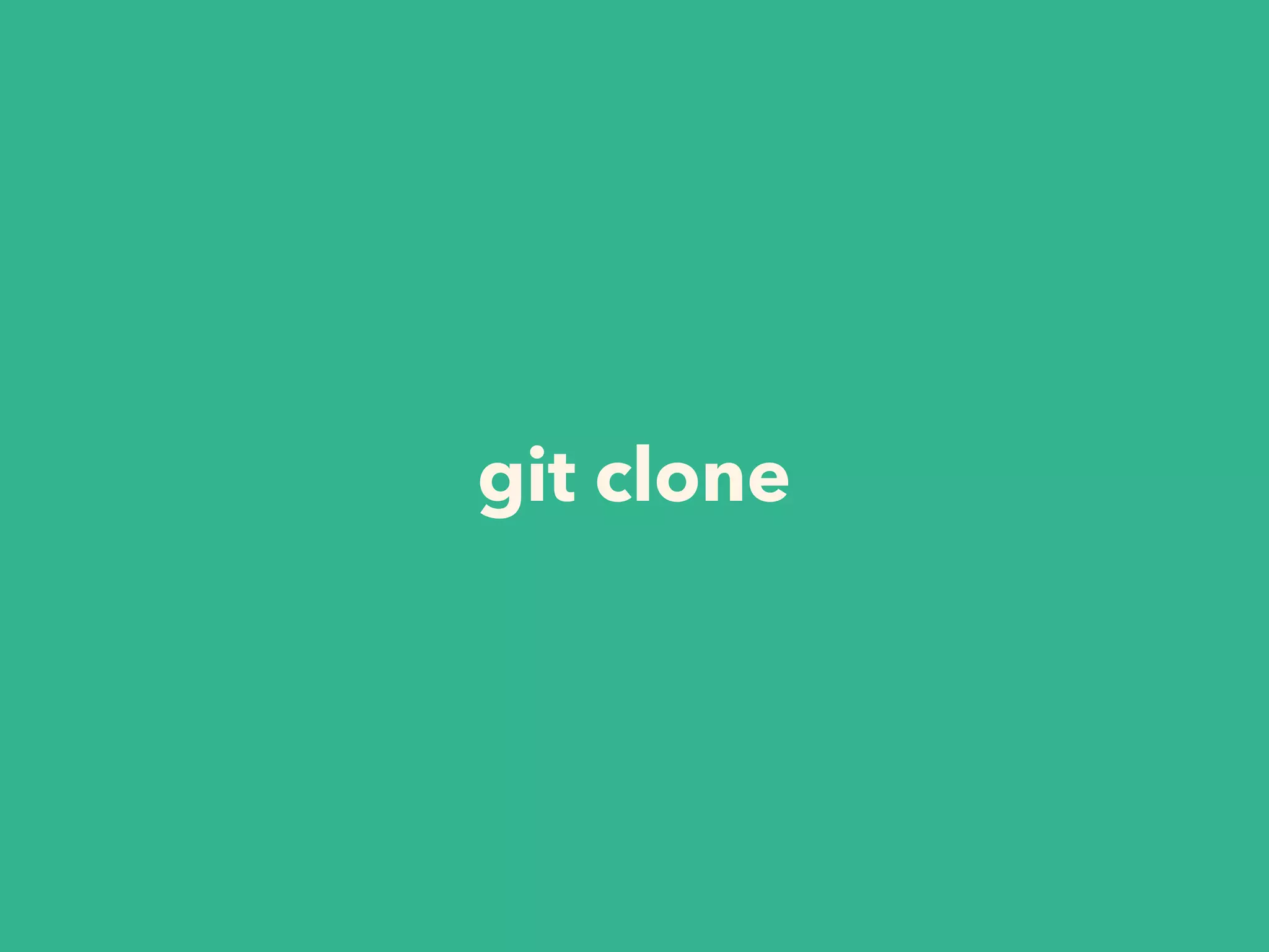 git clone
 
