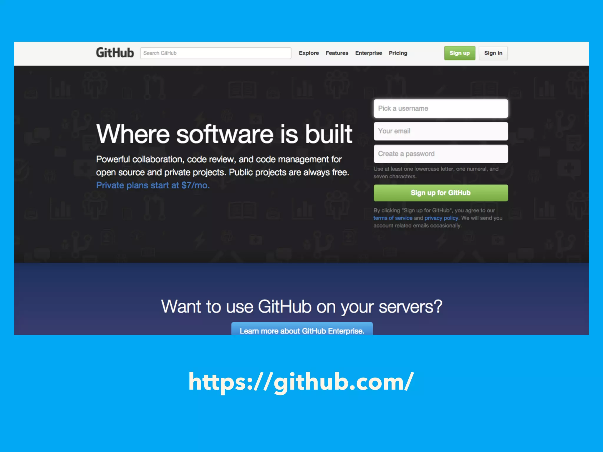 https://github.com/
 