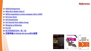 Git UAT Patch Flow
Master
(PRD)
Test
Env.
QAT UAT
Test
Env.
DEV
ITC
Local
Merge to UAT to do RUU
then rebase to Master
UAT has issue
Checkout
for patch
Build
Deploy
Unit Test
Auto test
All success
Push and merge to
DEV
Now we can merge
this to any
environment.
Rebase to Master,
do hotfix
 