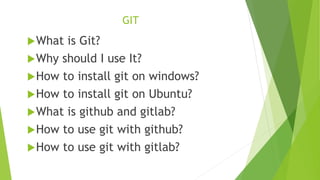 Git step by step | PPT