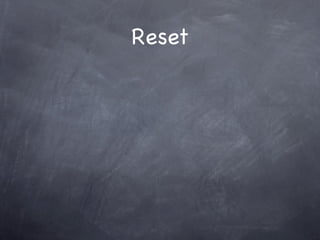 Reset
 
