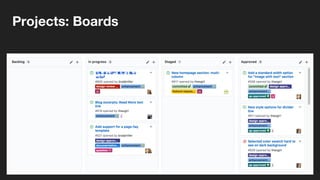 Projects: Boards
 