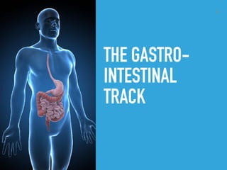 THE GASTRO-
INTESTINAL
TRACK
4
 