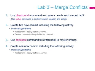 Git training v10 | PDF