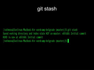 git stash
 