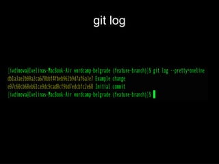 git log
 