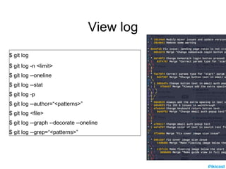 Git tutorial | PPTX