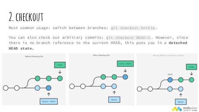 git checkout branch git checkout branch