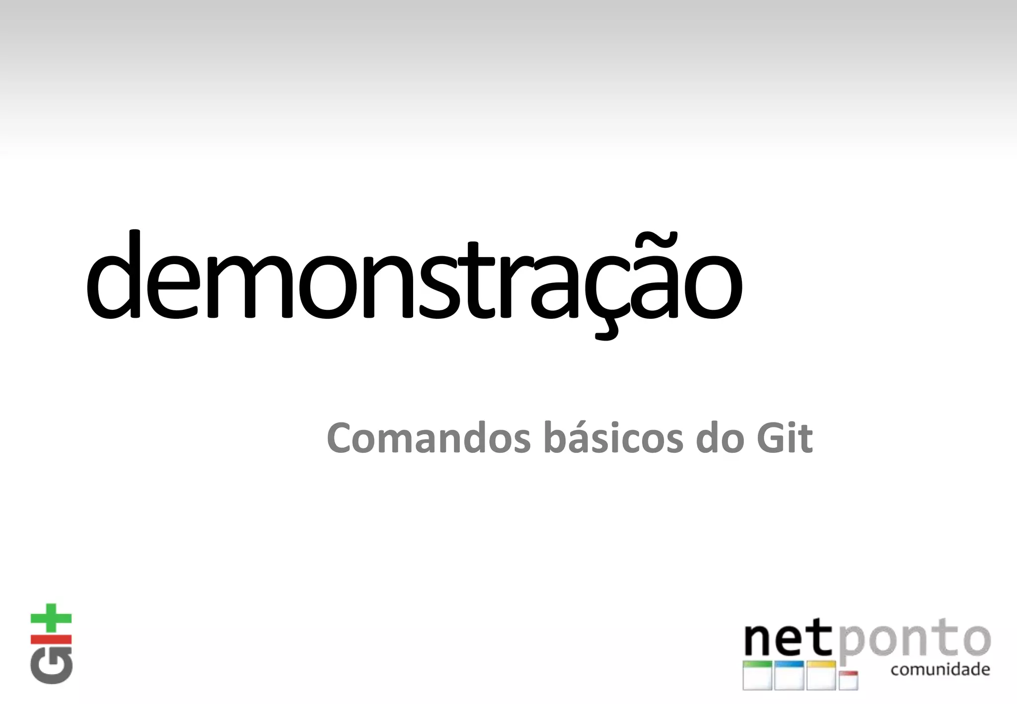 Comandos básicos do Git 