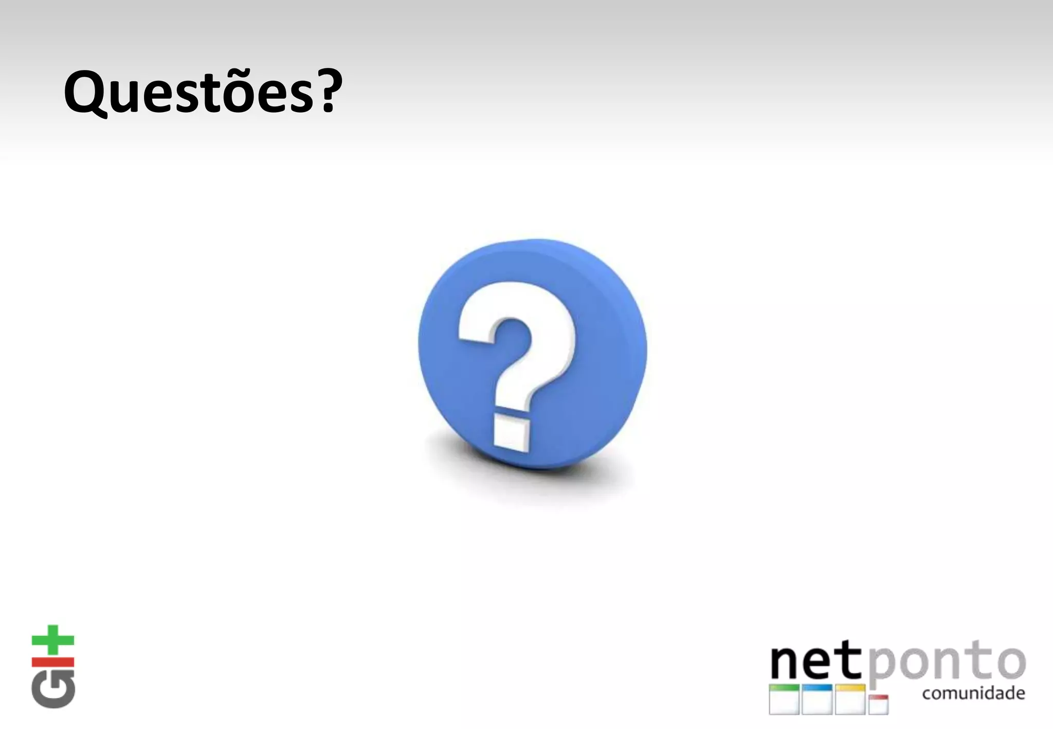 Questões? 