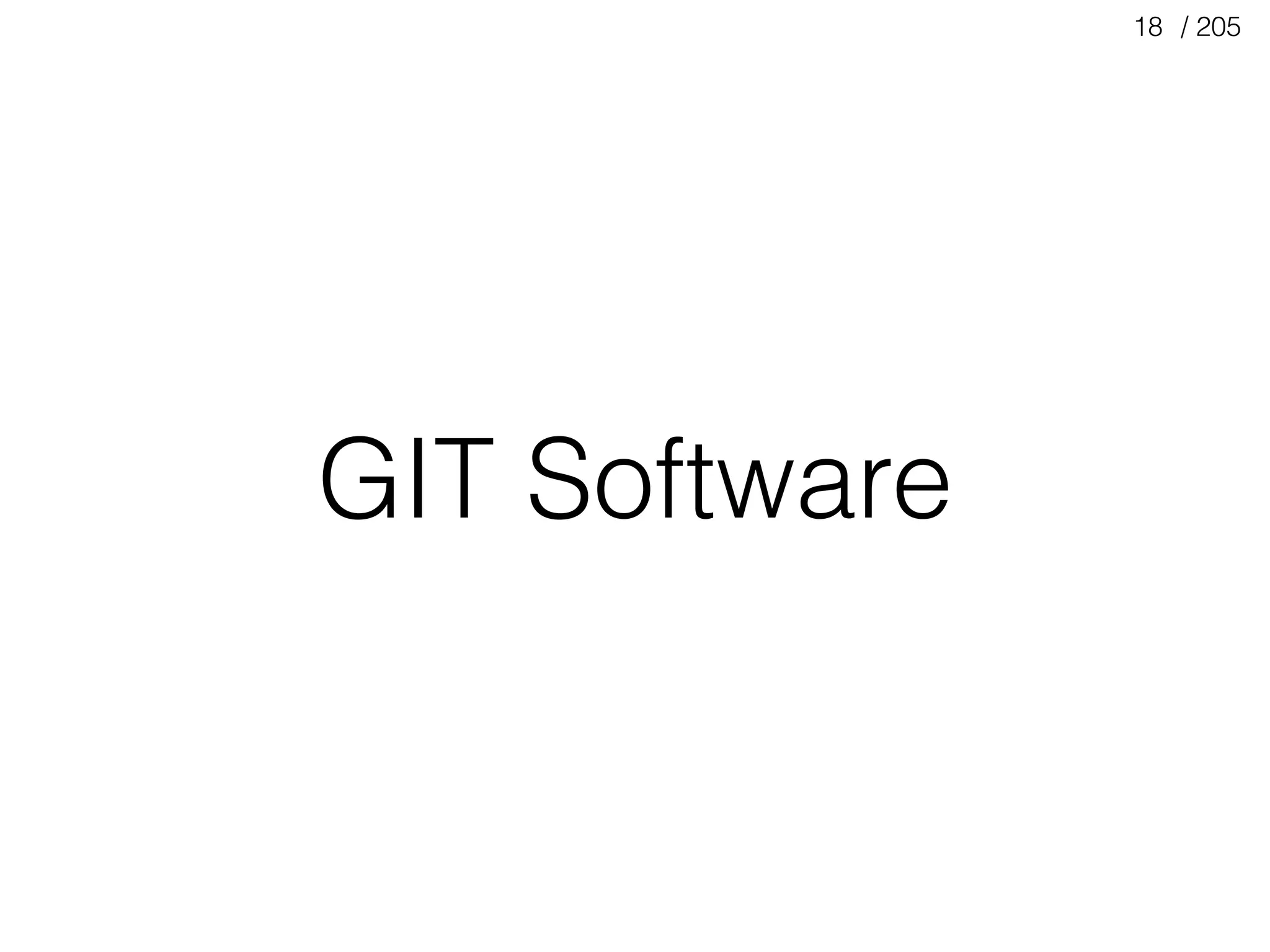 / 20518
GIT Software
 
