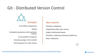 Git version control and trunk based approach with VSTS | PPT