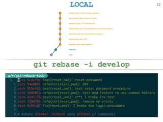 LOCAL
git rebase -i develop
22
 
