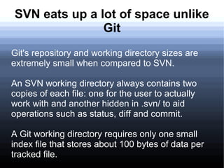 Git vs svn | ODP