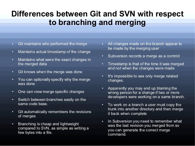 git vs subversion