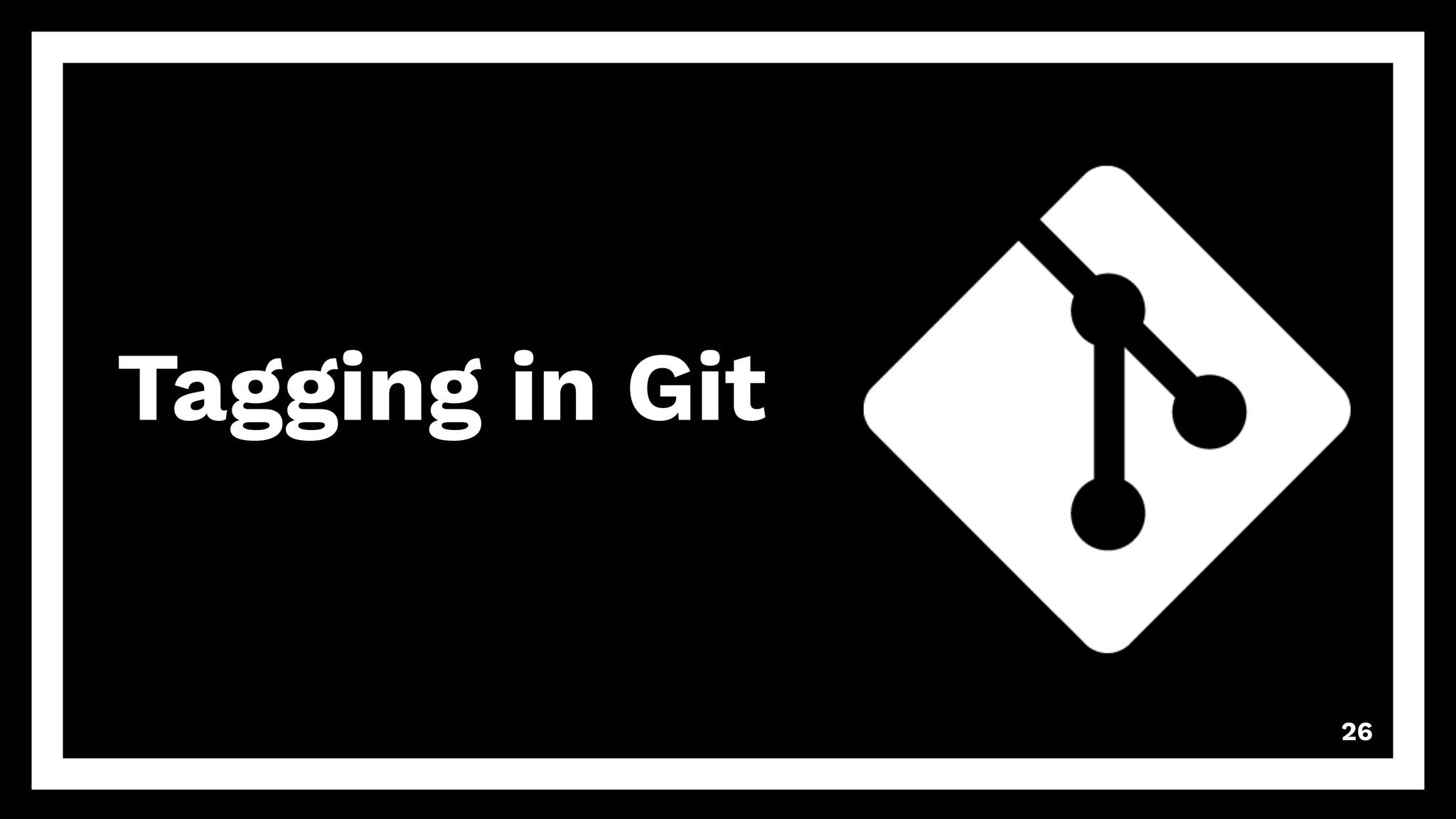 Tagging in Git
26
 