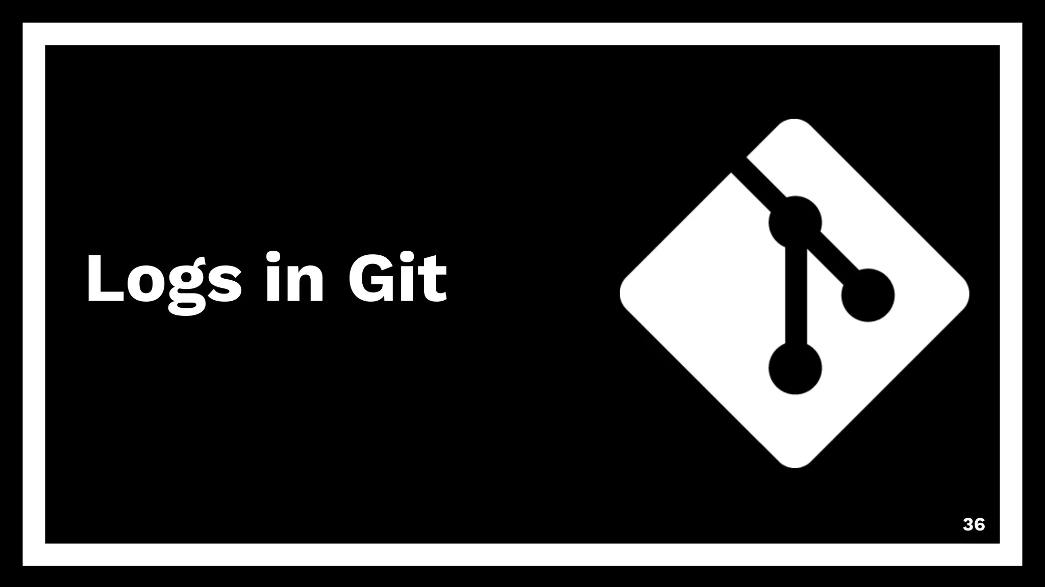 Logs in Git
36
 