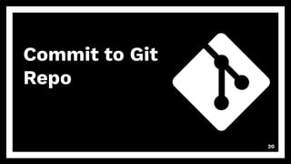 Commit to Git
Repo
20
 