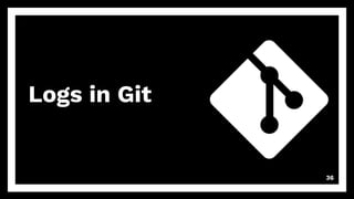 Logs in Git
36
 
