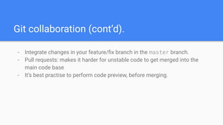 Git workshop | PDF