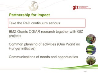 GIZ/BEAF Partnership for Impact Holger Kirscht