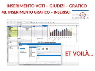 4B. INSERIMENTO GRAFICO – INSERISCI
INSERIMENTO VOTI – GIUDIZI – GRAFICO
ET VOILÀ…
 