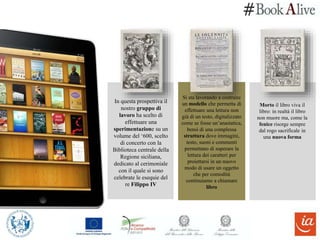 Prof. Antonino Giuffrida @ BookAlive Worksop Slide 7