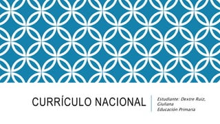 CURRÍCULO NACIONAL Estudiante: Dextre Ruiz,
Giuliana
Educación Primaria
 