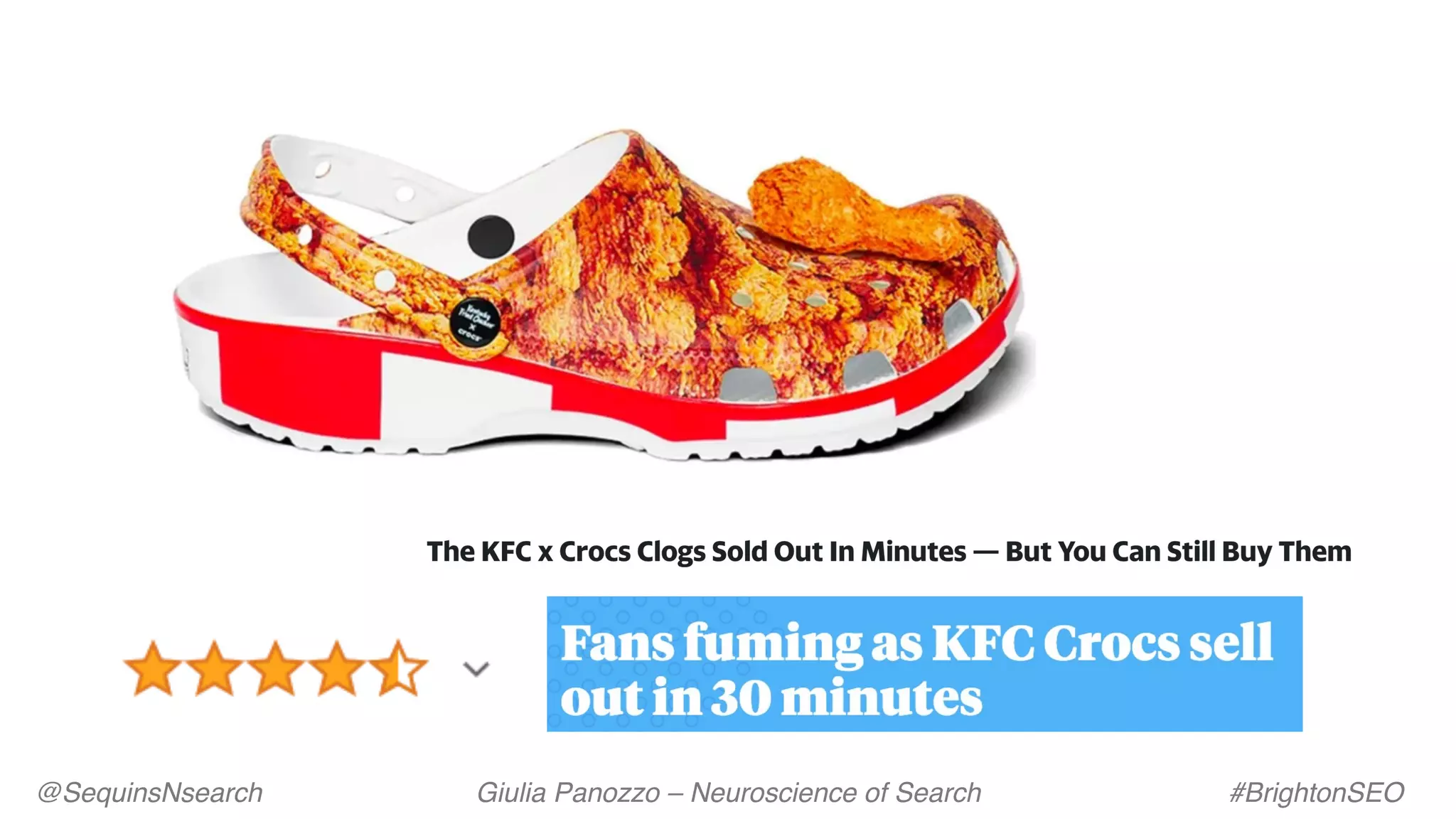 @SequinsNsearch Giulia Panozzo – Neuroscience of Search #BrightonSEO
 