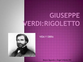 VIDA Y OBRA
Bosco Águeda y Ángel Infante 3ºC
 