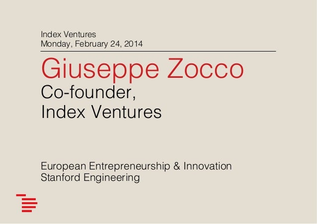 giuseppe zocco index ventures switzerland stanford engineering stanford engineering