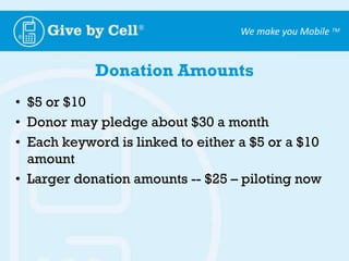 How Text Donation WorksStep 4: Donor texts back 'YES'. 
