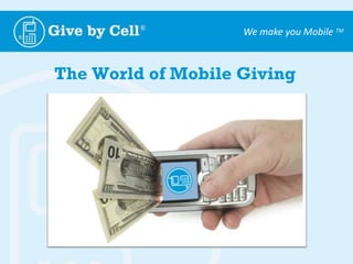 The World of Mobile Giving 