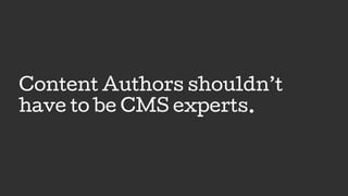 Give Content Contributors the AX