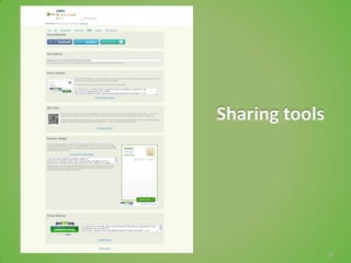 Sharing tools




                20
 