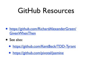 Given When Then | PPT