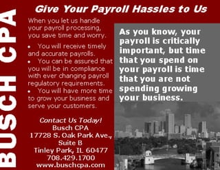 Give your payroll hassels to us