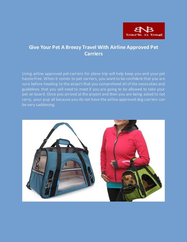 airline approved carriers