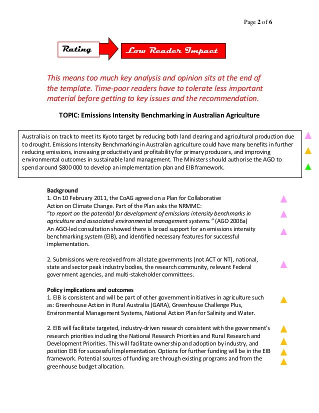 how to give your report template a high reader impact