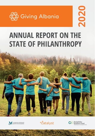 ANNUAL REPORT ON THE
STATE OF PHILANTHROPY
2020
 