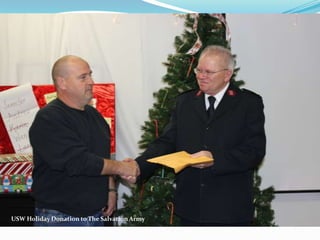 USW Holiday Donation to The Salvation Army

 