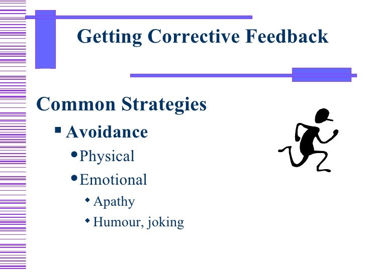 Giving Corrective Feedback