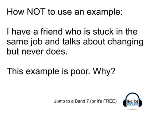 Giving examples in IELTS Writing Task 2 | PDF