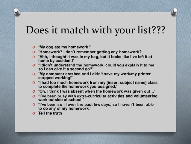 What does homework mean picture