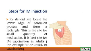 Giving injections in english | PPTX | First Aid | Injuries