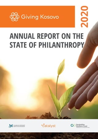 ANNUAL REPORT ON THE
STATE OF PHILANTHROPY
2020
 
