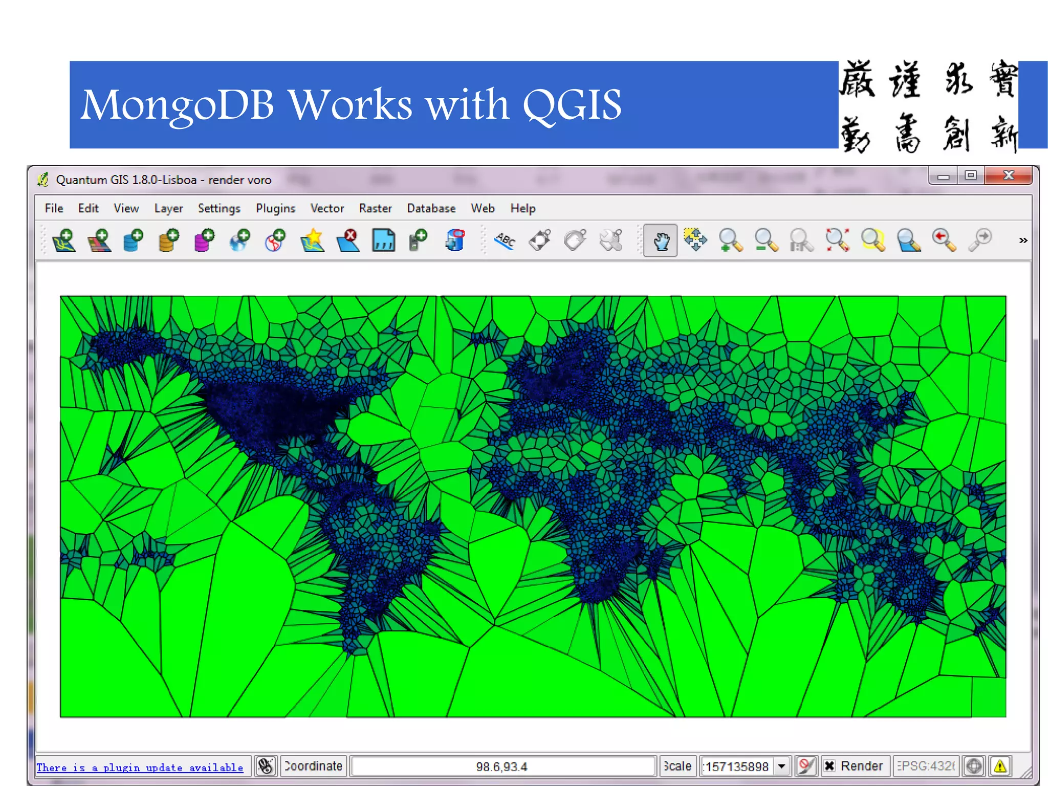 MongoDB Works with QGIS
 