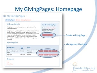 GivingPages