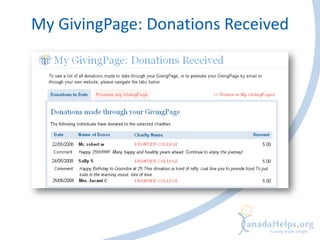 GivingPages